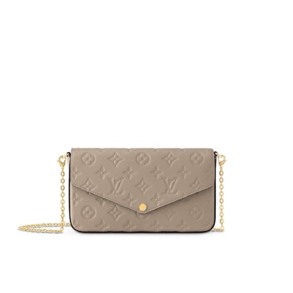Louis Vuitton Felicie Pochette in Turtledove